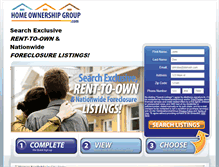 Tablet Screenshot of homeownershipgroup.com